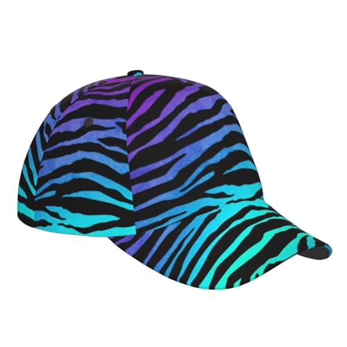 Casquette de baseball violette style délavé et imprimé papillon original - 3