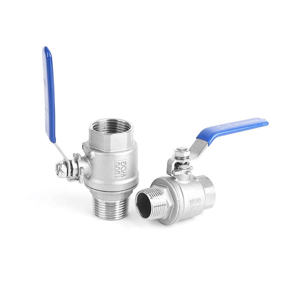 Robinet à bille 2" inox 304 anti-corrosion filetage mâle femelle