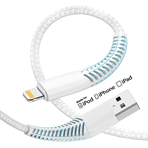 [ Apple MFi Certified ] iPhone Charger Cable 10ft, 2Pack Long Lightning Cable 10 Foot, High Fast/Data Sync 10 Feet Apple Charging Cable Cord for Apple iPhone 12/11 Pro/11/XS MAX/XR/8/7/6s/6/plus,iPad