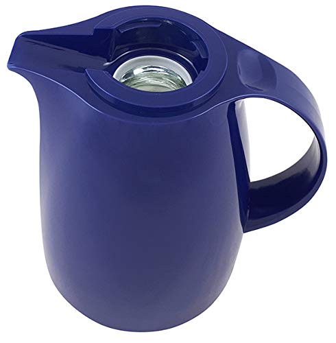 Helios Servitherm Thermos Da 1,0 Litri – Blu Scuro, Bocca Larga, Vetro Di Qualità Helios Q100, 5 Anni Di Calore - 3