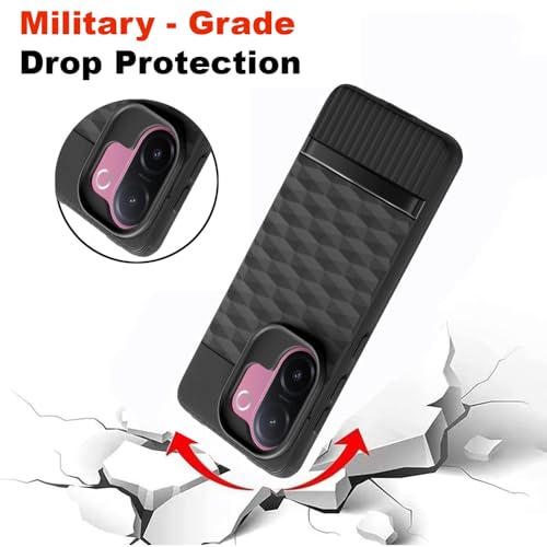 Image of Shockproof Case for Vivo V60e 5G | Full Camera Protection | TPU Flexible Back Cover for Vivo V60e 5G (Matte Black)