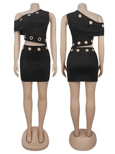 Image of Figdaw Women's 2 Piece Skirt Set Summer Outfits Dressy