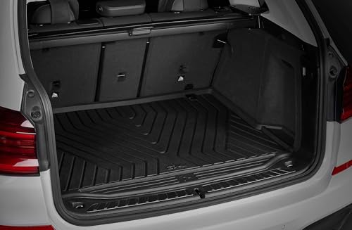 3W TPE BMW X5 Kofferraumwanne Maßgeschneidert,Hundegerecht Kofferraummatte Kompatibel für BMW G05 2019-2024,rutschfeste Wasserdicht BMW Kofferraum Schutzmatte,Schwarz Reinfach zu Reinigen