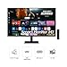 SAMSUNG 32-Inch M7 (M70D) Series 4K UHD Smart Monitor with Streaming TV, Speakers, HDR10, USB-C, Multiple Ports, Gaming Hub, SolarCell Remote, Vision Accessibility Tools, LS32DM702UNXGO, 2024, Black