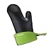 Kitchen Grips Chef's Mitt, Small, Black/Lime
