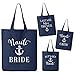 Nauti Bride Bridal Party Boat Matching Totes (Nauti Bride)
