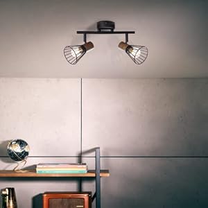 Lightbox Retro Spotrohr Deckenstrahler 2 x E14