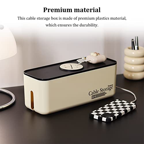 Boite de rangement cable grande capacite et compacte pour prise - 5