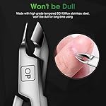 Cuticle Trimmer Cuticle Nippers Clippers Stainless Steel Hangnail Remover Extremely Sharp Cutter Pedicure Manicure Tool, opove X7 Rainbow Gradient - Image 5