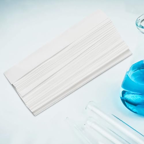 Image of 500 Pcs Chromatography Paper Strips, 6.3 x 0.79 inch Experiments Filter Papers, Laboratory Cleaning Paper for Chemistry, Laboratory, Classroom, Pigment Separation and Experiments