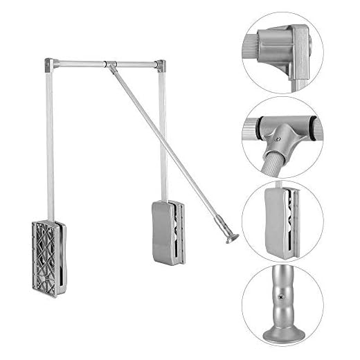 Nisko SALISCENDI per Armadio meccanismo Appendiabiti AMMORTIZZATO Soft (830-1200 mm)