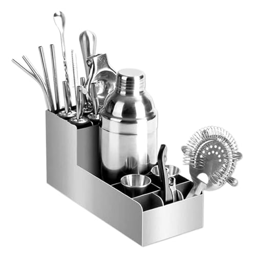 Set de Coctelera Profesional de Acero Inoxidable 18 Piezas miniatura 1
