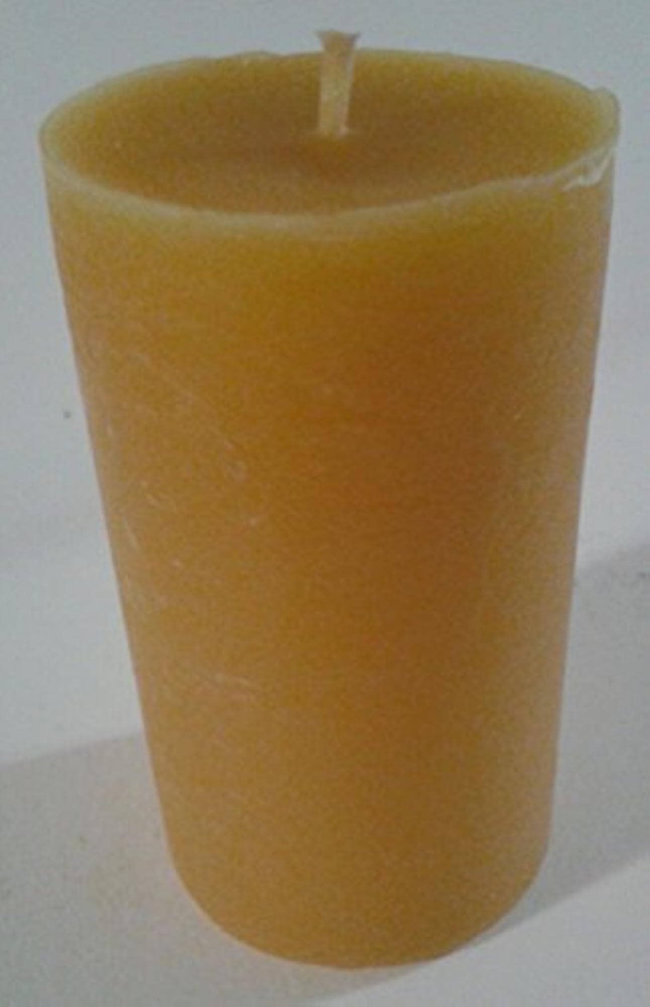 3 Inch 100% Beeswax Pillar Candle, Hand Poured