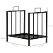 Outsunny Metal Firewood Log Holder Indoor Outdoor Firewood Rack Fireplace Wood Storage Shelf w/Handles, Rust-Resistant, Black, 39L x 32.5W x 46Hcm Outsunny Metal Firewood Log Holder Indoor Outdoor Firewood Rack Fireplace Wood Storage Shelf w/Handles, Rust-Resistant, Black, 39L x 32.5W x 46Hcm