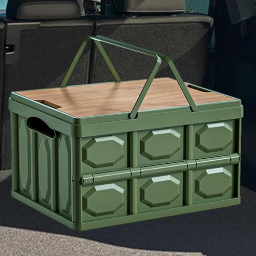 Boîte de rangement de camping avec dessus de table pour optimiser l'espace - 5