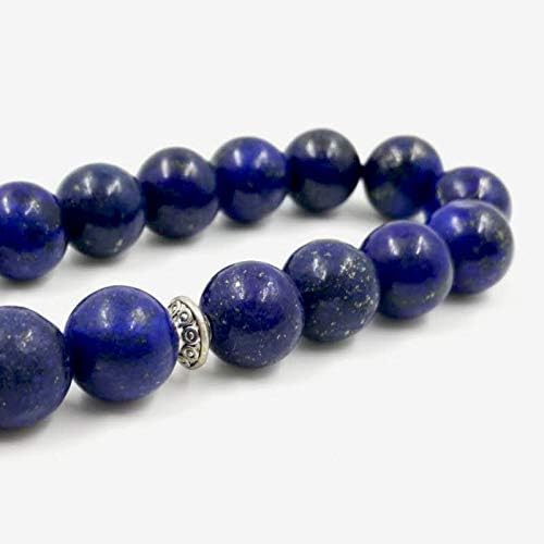 Miniatura 4 de Piedras naturales de lapislázulis Tasbih 33 66 99 Paryer perlas musulmanas misbaha hombre oración pulseras para niñas piedra Rosario