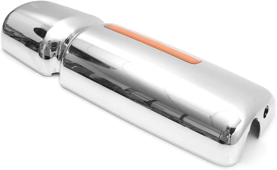 Chrome Door Mirror Cover for International Prostar Workstar Mirror Cover with Turn Signal Light Driver Left & Passenger Right Side A Pair