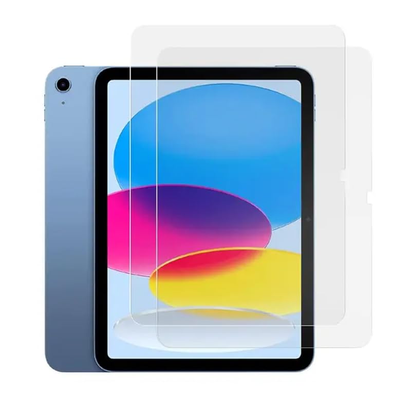 [TECH UK] 2 Pack Screen Protector for iPad A16 2025 11th / 10th Generation (2025/2022,11 inch/10.9 Inch) Tempered Glass Screen Film Guard -Clear