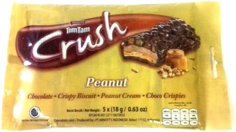 Tim Tam Crush Chocolate Crispy Biscuit Peanut Cream Choco Crispies 90g