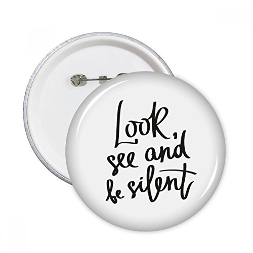 Cadeau bouton rond badge pins avec citation inspirante pour vos proches lot de 5 XL