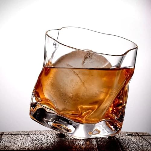 Image of 310 ML Premium Old Fashioned Crystal Whiskey Glasses (310 ML, Clear) (SETB of 04)