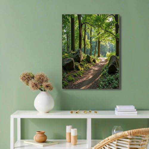 Laminas de pared para dormitorios y salones modernos con diseño de cuadro de naturaleza