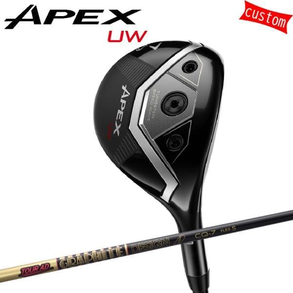 オーダーカスタム受注生産品 26モデル APEX UW 番手/ロフト角：23.0度 シャフト：Tour_AD_CQ フレックス：6/