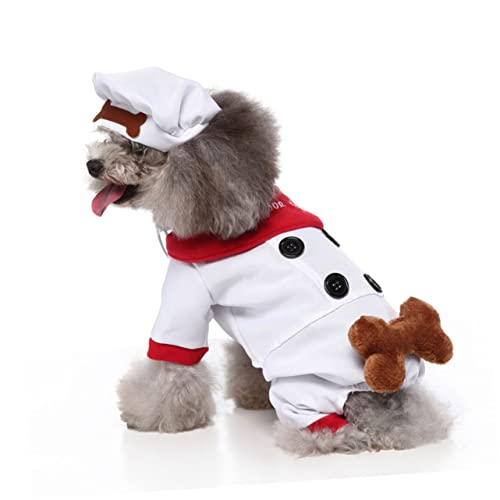 Disfraz para perro Toddmomy talla S blanco miniatura 5