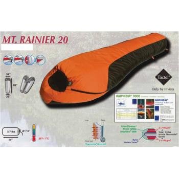 Mummy Sleeping Bag: High Peak Mt. Rainier WATERPROOF ~ TWENTY Degree F. +20 Degree F.