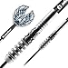 Shot! Darts Birds of Prey Kite Steel Tip Dart Set | 80% Tungsten Barrels | Front Weighted for Precision | Handcrafted Pro Darts with Flights | Metal Tip for Bristle Dartboard | Made in New Zealand