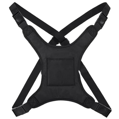 Varku Wheelchair Seatbelt with Cross Design, Safety Belt for Elderly Walking and Permobil Wheelchair Accessories, Adjustable 33.46 in to 59.06 in, Breathable Oxford and Nylon Strap, Easy Installation