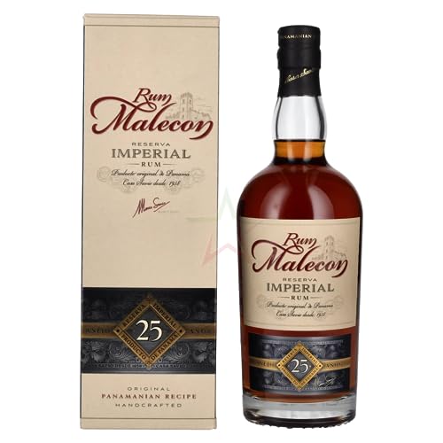 Rum Malecon Añejo 25 Años Reserva Imperial 40,00% 0,70 lt.