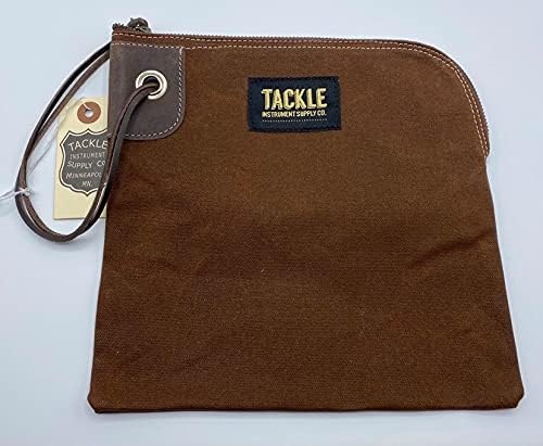 Tackle Zippered Accessory Bag - Brown