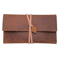 Algopix Similar Product 6 - Boshiho Genuine Leather Roll Up Tobacco
