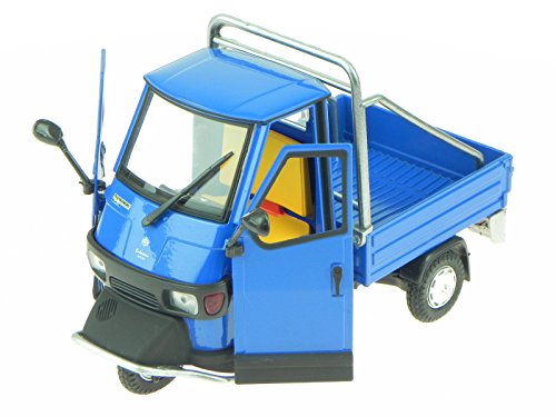 Preisvergleich Produktbild Piaggio Ape Cross 50 blau Metall Modell 68035 NewRay 1:18