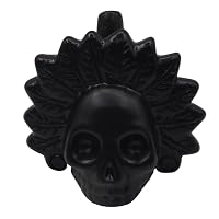 KBIBCK Fischietto Della Morte Azteca, 125 dB Aztec Death Whistle, Fischietto Azteco, Fischio Della Morte Azteco, Suono Umano Autentico con Borsa con Coulisse per Halloween Giorno Messicano dei Morti