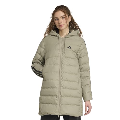 adidas Down Essentials KLK19 Womens 3-Stripes Light Down Jacket Small