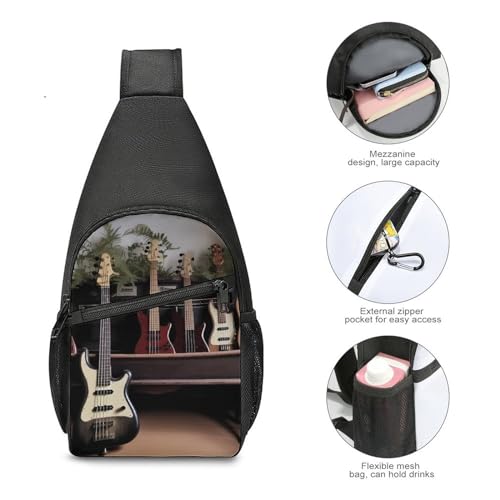 Mochila crossbody deportiva para viajes y senderismo miniatura 5
