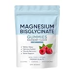 Magnesium Glycinate Gummies for Women & Men,60 Vegan Magnesium Bisglycinate Gummie for Relaxation, Sleep, Muscle & Bone Support (1 Pack)