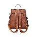 YALIZHNA Backpack Handbags for Women PU Leather,Ladies Travel Backpack Fashion Waterproof Anti-Theft Shoulder Bag (Blue)