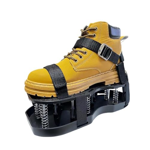 SerendipitousWhisper Arieggiatore Prato Scarpe,Scarpe per Arieggiare,con Base a Molla Scarpe Chiodate,26 Punte ad Alte Prestazioni,Utilizzabili Come aeratore per Prato o Scarpe da massetto