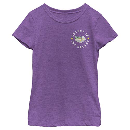 Image of STAR WARS Girl's The Mandalorian The Child Cutest in the Galaxy Pocket T-Shirt