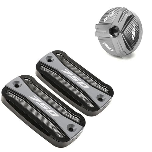 Tapa depósito frenos aluminio y cubierta aceite para Forza 750 2020-2022