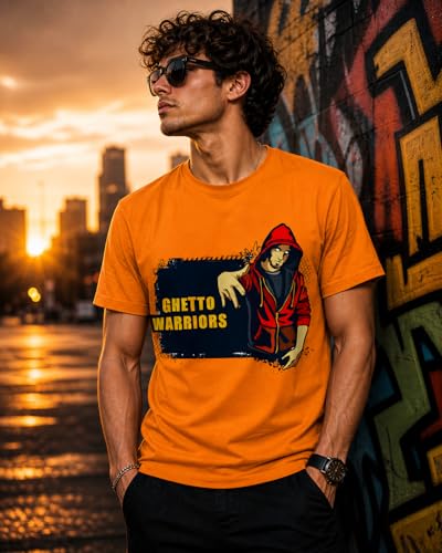 Image of Amazon Brand - Anarva Men's Cotton Printed Crew Neck T-Shirt | Casual Short Sleeve Graphic Tee
