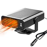 ❄【Multifunktionaler Auto Defroster】Schnelle Heizung ohne langes Warten, heizen Sie die Atmosphäre Ihres Autos, ohne darauf zu warten, dass der Motor innerhalb von 60 Sekunden warm wird. Ermöglicht es Ihnen, Ihr Fenster schnell zu enteisen oder zu enteisen, damit Sie auf die Straße gehen und zu Ihrem Ziel kommen können. Und sorgen für Wärme im kalten Winter.