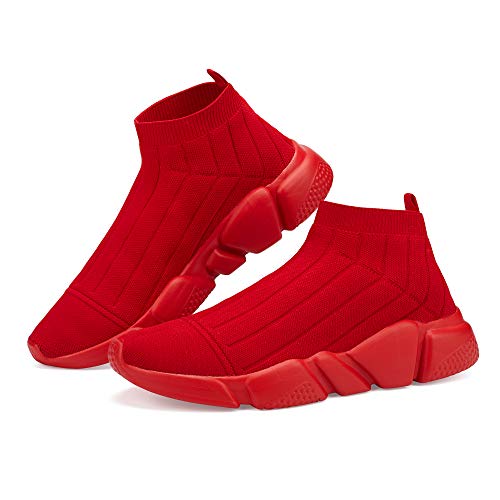 Image of Casbeam Men's Running Knit Comfortable Lightweight Breathable Casual Sports Shoes Fashion Sneakers Slip-On Walking Shoes