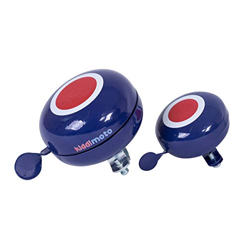  kiddimoto Campanello Bicicletta Ringring Classic Small Blu/Rosso/Bianco