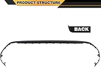 Vista 2 de Deflector inferior de parachoques delantero compatible con Hyundai Elantra Sedan 2017 2018 86591F2000 86591F3000 HY1095107