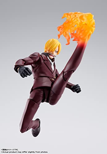 Image of Tamashii Nations - One Piece - S.H. Figuarts - Sanji The Raid On Onigashima | One Piece The Raid on Onigashima 6 Inch Action Figure S.H. Figuarts - Sanji