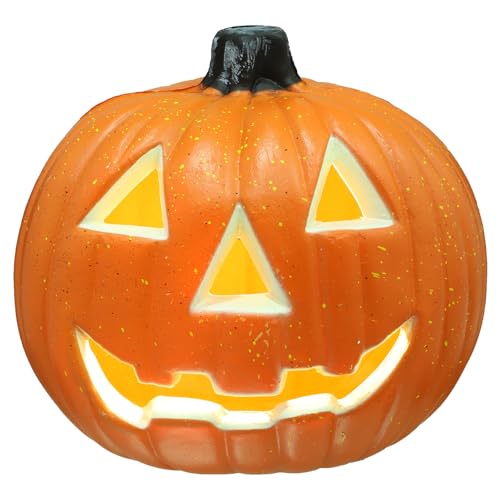 Abaodam Halloween Pumpkin Lantern Jack-O-Lantern Decorations LED Pumpkin Lamp Battery Operated for Halloween Party Garden Decor